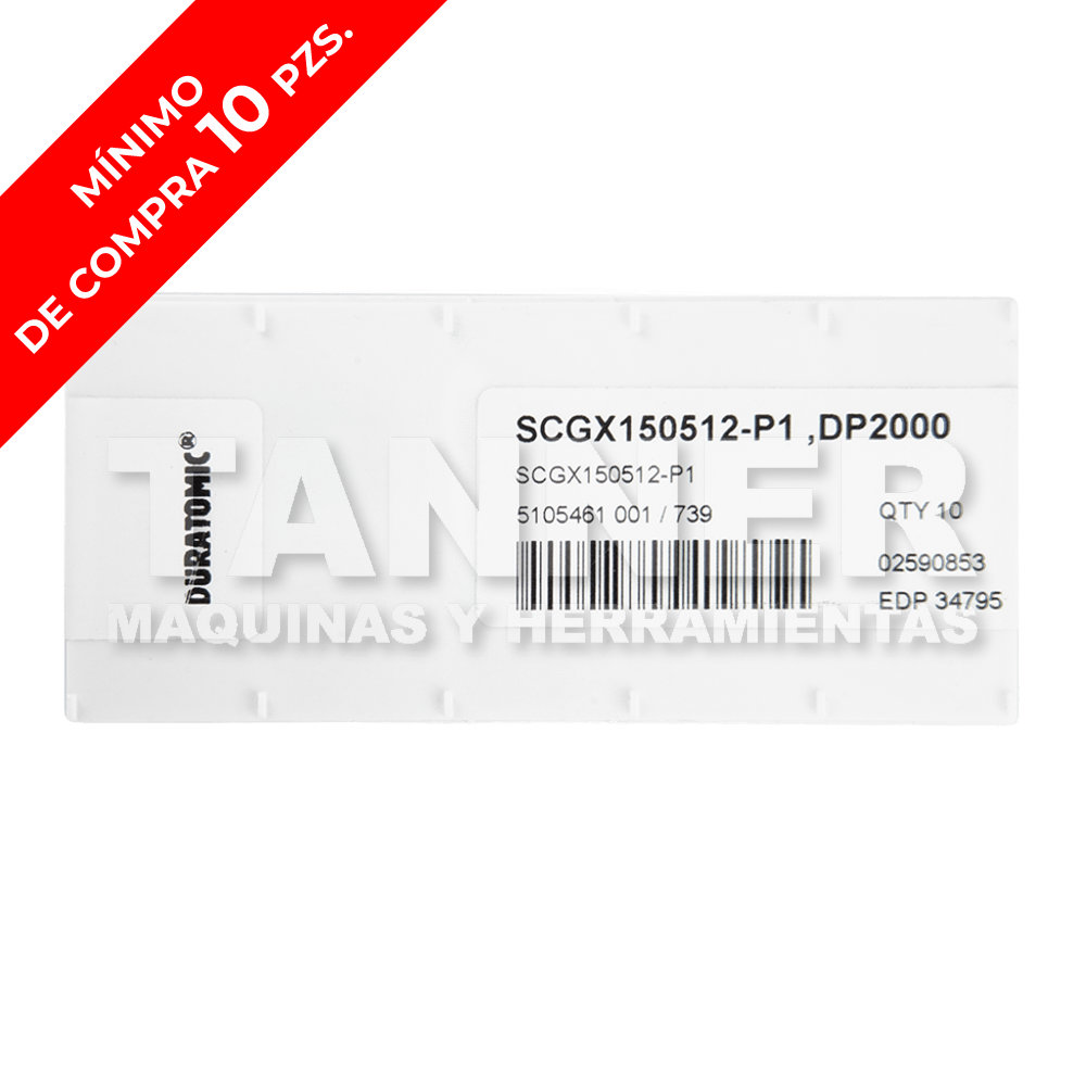 INSERT SCGX150512-P1 DP2000