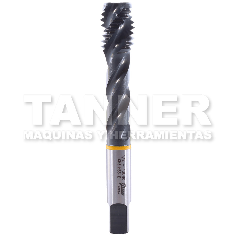 MACHUELO HELICOIDAL HSS 1/2-13 3F GH3 UNC INOXIDABLE