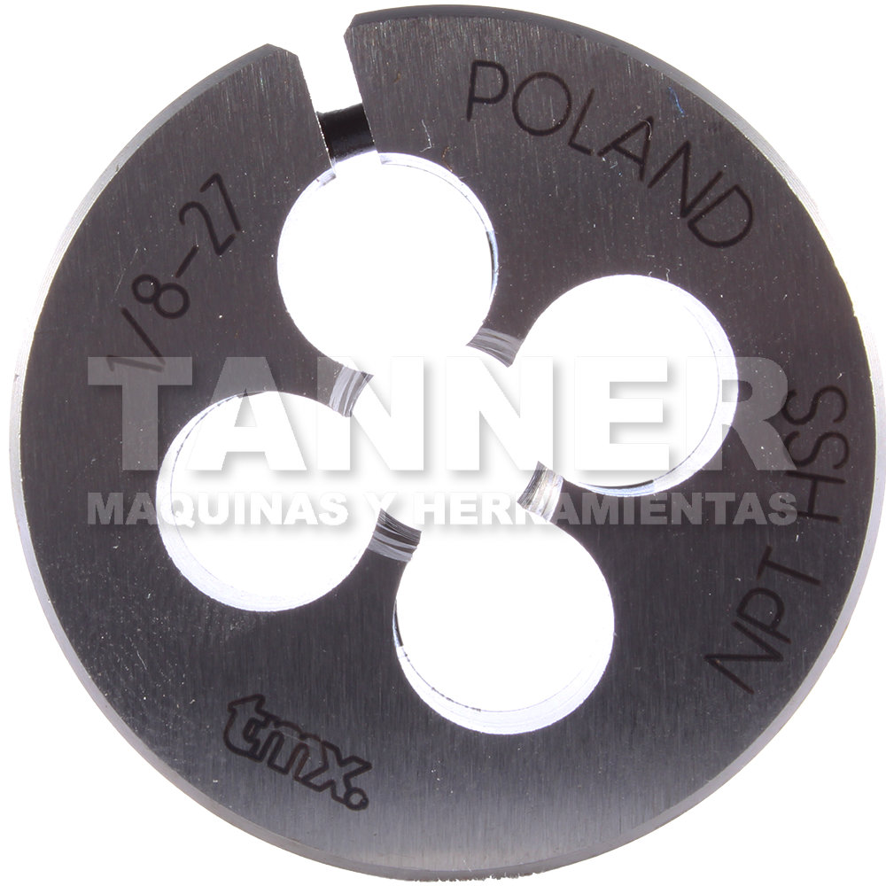 TERRAJA REDONDA HSS 1/8-27X1-1/2 NPT
