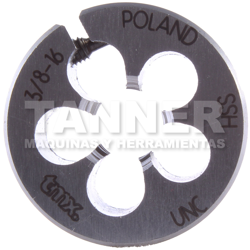 TERRAJA REDONDA HSS 3/8-16X1