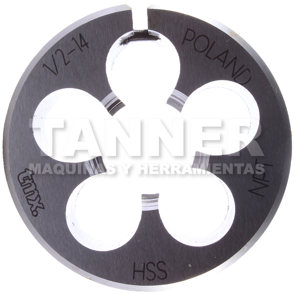 TERRAJA REDONDA HSS 1/2-14X2 NPT