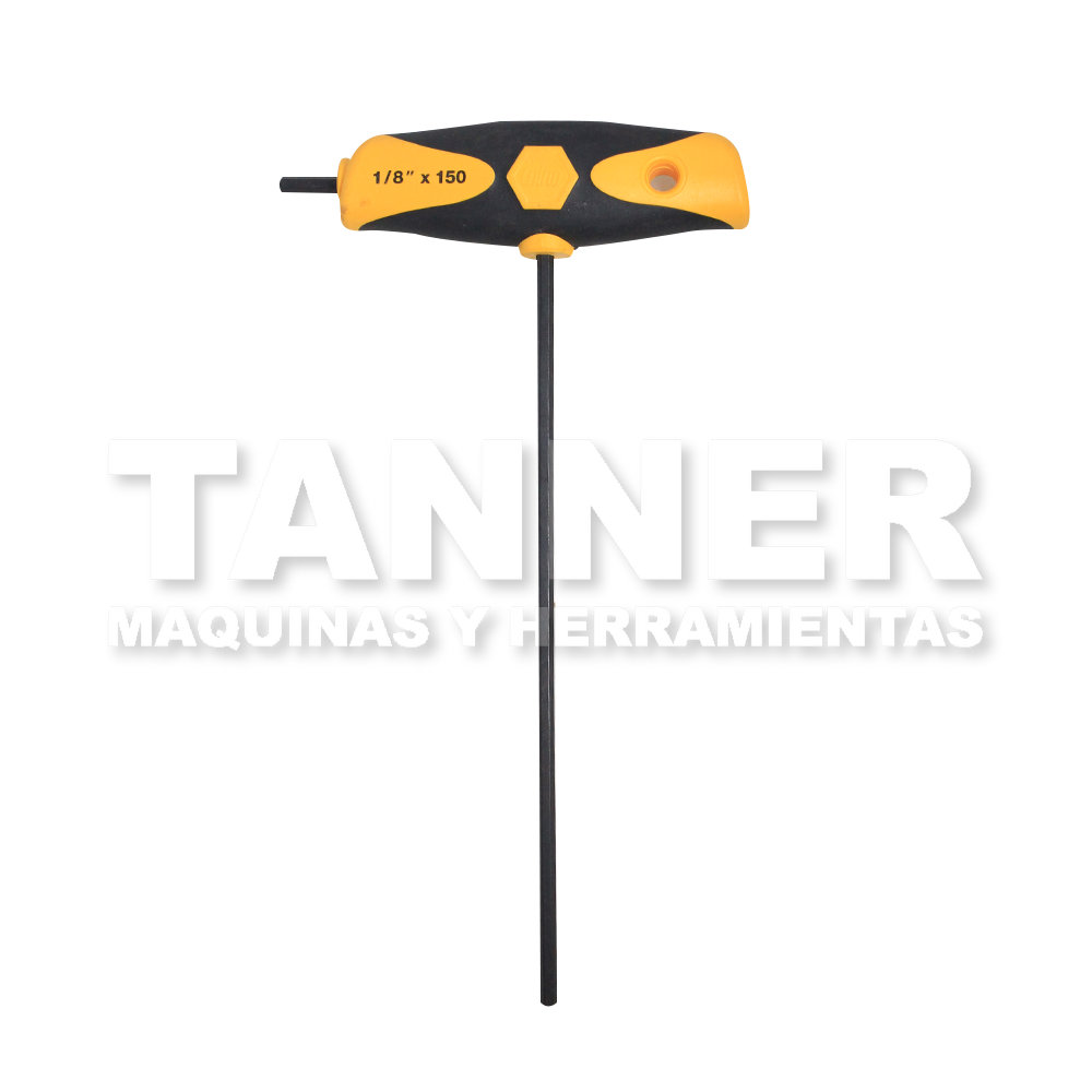 LLAVE HEXAGONAL BOLA TIPO T 1/8