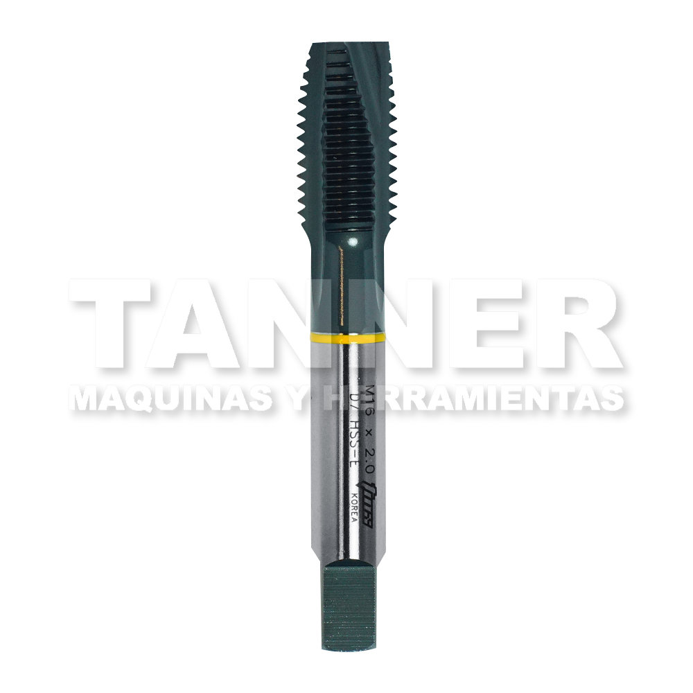 MACHUELO SEMICONICO HSS M16X2.0 PUNTA ESPIRAL D7 3F UN INOXIDABLE