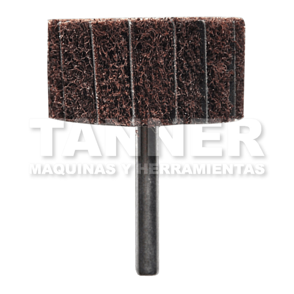 RUEDA DE FIBRA/LIJA CON VASTAGO GRANO MEDIO 50x25x6.4 ALO-MED/80