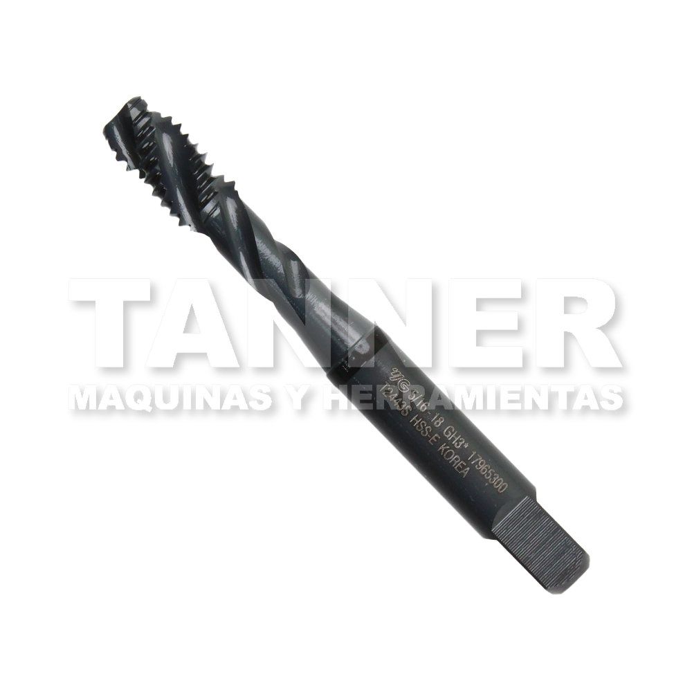 MACHUELO HELICOLIDAL 5/16-18 UNC 3F H3