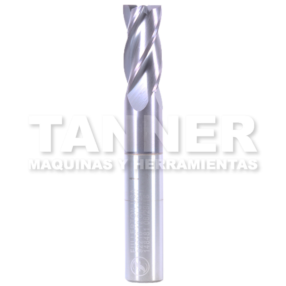 CORTADOR CARBURO 12X25X84MM 4F TIALN