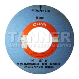 [CUMTMH1402001] RUEDA RECTIFICADO 14X2X5PULG A60 K6 V500