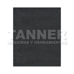 [AUS1801] HOJA DE LIJA DE AGUA, COLOR NEGRO, GRANO 60 CON RESPALDO DE PAPEL IMPERMEABLE