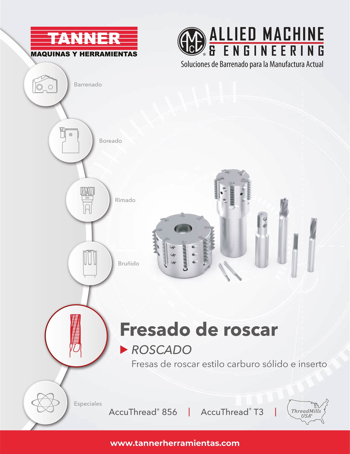Roscado: Cortadores para roscar carburo soólido - ES