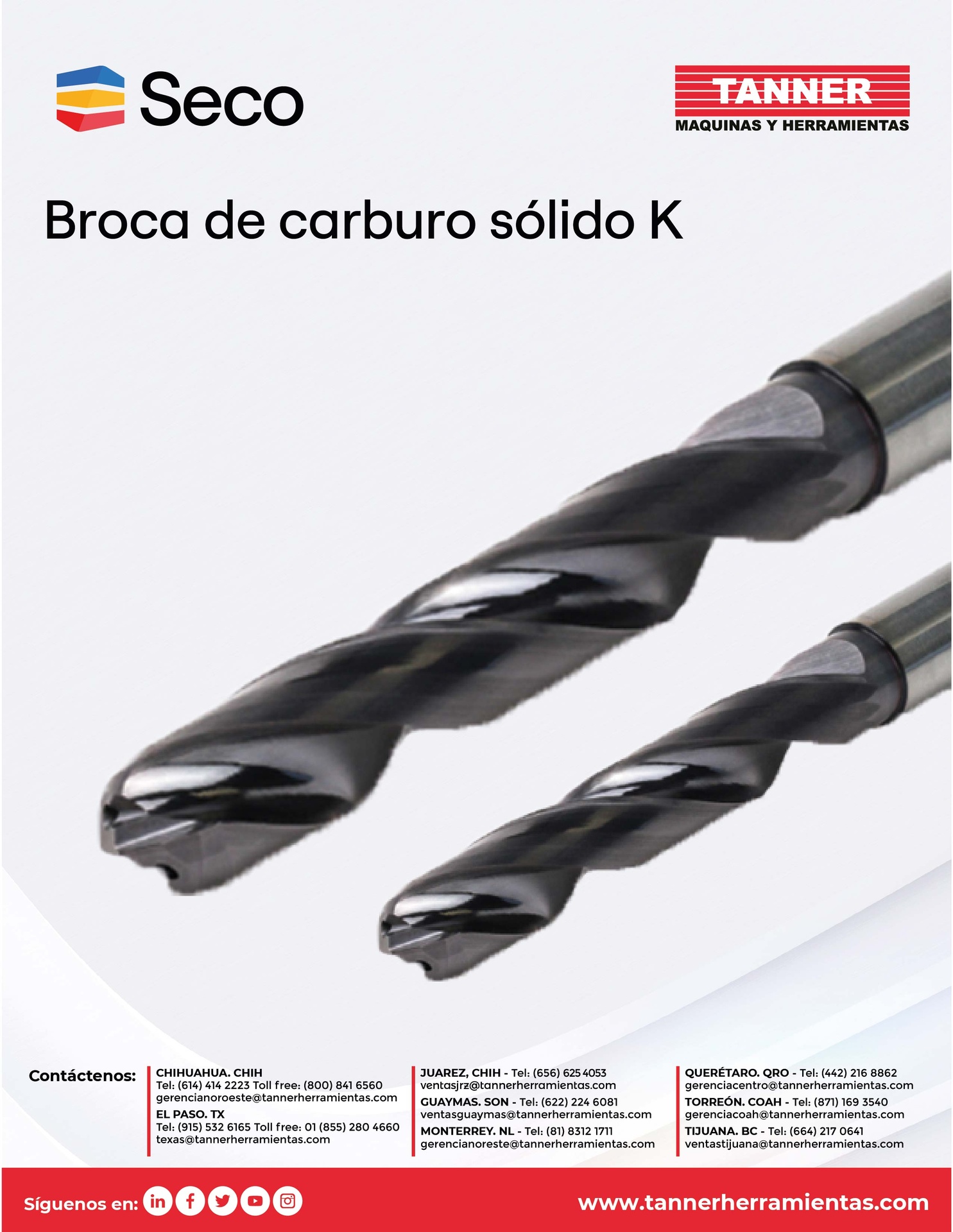 Broca de Carburo Sólido K